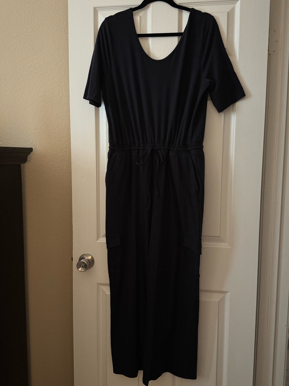 Black Knit Jumpsuit by Any Body - Sz. Large